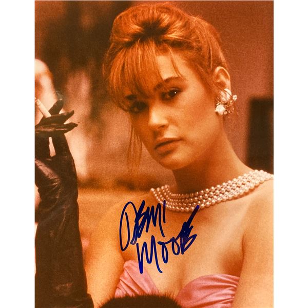 Demi Moore signed photo