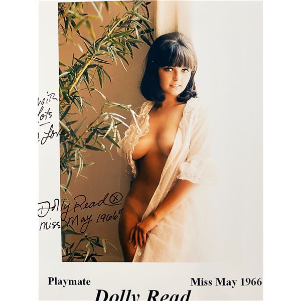 Playmate Dolly Read signed photo