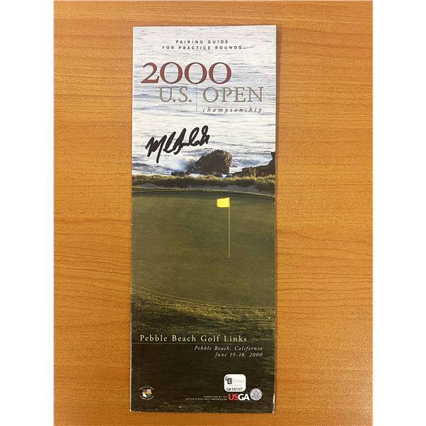 2000 Pebble Beach 100th U.S. Open Championship Mike Burke Jr.  signed program - Global Authenticated