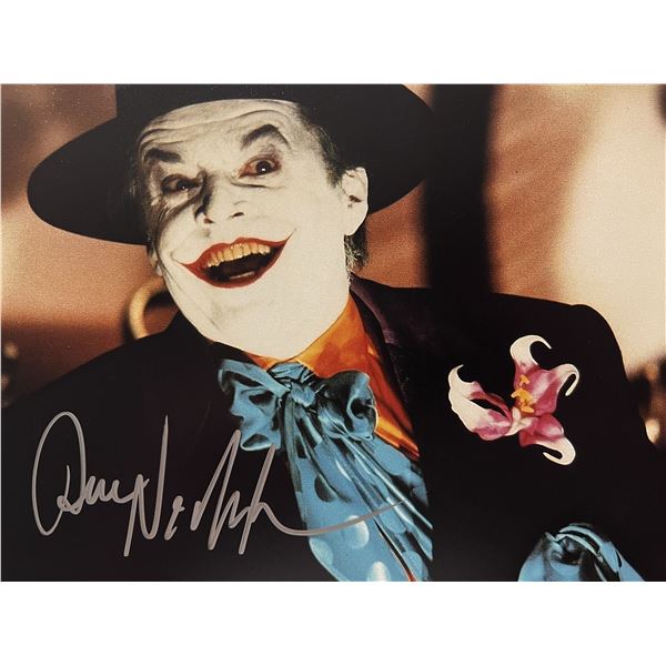 Batman Jack Nicholson signed photo