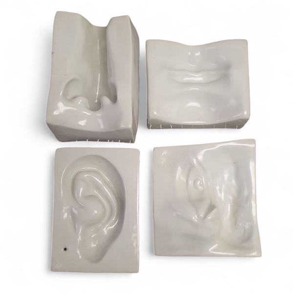 Untitled - Eye/Ear/Mouth/Nose w/Ceramic (Michener, Sally)