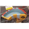 Image 2 : Untitled - blue, yellow, red curved bowl w/Ceramic, oil Michener, Sally)