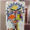 Image 2 : Male Point of View 2016 w/Ceramic, ceramic and glass tiles, shards, with metal base and rod (Michene
