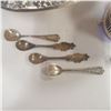 Image 2 : Group of various silverware/EP copper including - Russian Flask, pepper shaker, candle holder, napki