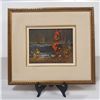Image 1 : Framed "Black, Red and Yellow" by Murray Steward. 1417 (8x10)