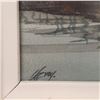 Image 2 : Framed "Rain Again" Arthur Evoy 685 (8x10)