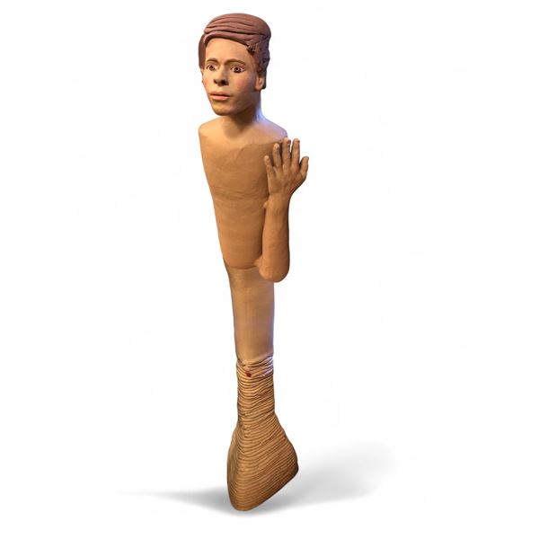 from "Passages Between Flesh and Dreams" 1985 w/Ceramic, oil (Michener, Sally)