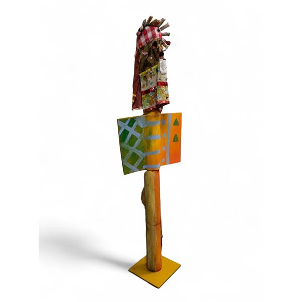 from "Embellished Landscape: Butterflies" 1985 w/Ceramic, oil (Michener, Sally)