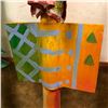 Image 3 : from "Embellished Landscape: Butterflies" 1985 w/Ceramic, oil (Michener, Sally)