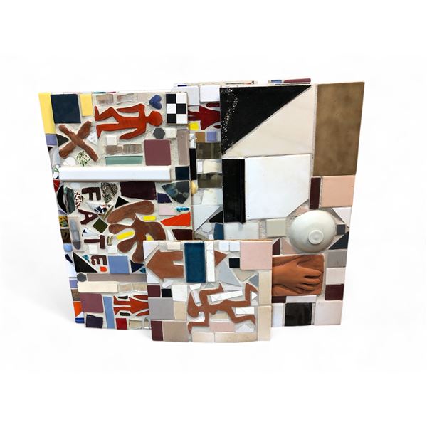 Untitled Mosaic Panel Ceramic tile on board (Michener, Sally) #'s 15, 19, 19, 5, 4, 6