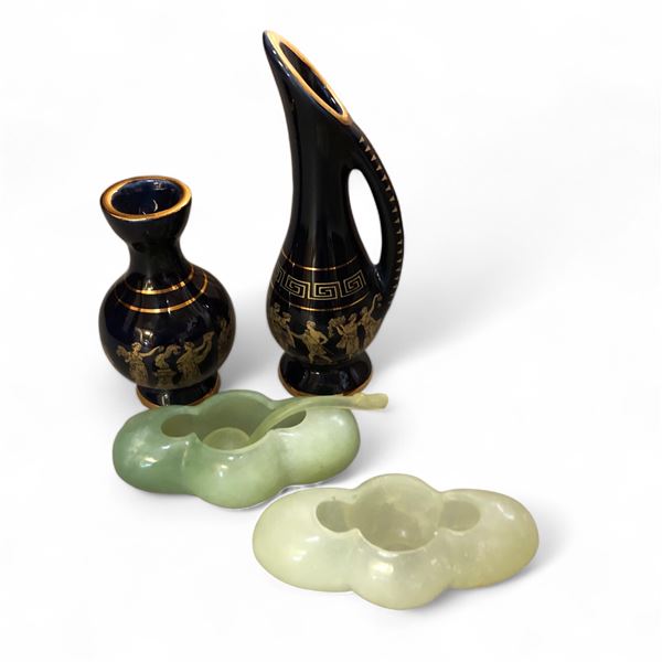 Group of Jade & Small Vases