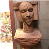 Image 2 : Group of 5 Art Pc's including - Coiled Form with 1x Face (Possibly a Fragment), Coiled Form with 1x 