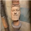 Image 3 : Group of 5 Art Pc's including - Coiled Form with 1x Bearded Face (Possibly a Fragment), Coiled Form 