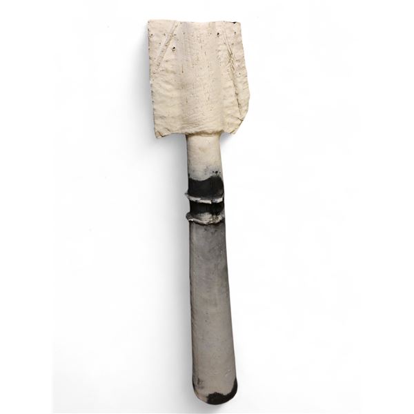 Untitled - black and white butterfly w/Ceramic, oil (Michener, Sally)