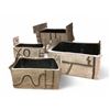 Image 1 : Untitled - planter boxes w/Ceramic, oil (Michener, Sally)
