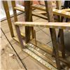 Image 3 : Stand with legs for 4 heads/plants w/Wood and Paint (Michener, Sally)