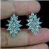 Image 2 : APATITE Marquise Cut Earrings in 14 K Gold Plated 925 Sterling Silver â€“ Appraise