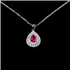 Image 1 : PINK TOPAZ Necklace in 14 K Gold Plated 925 Sterling Silver â€“ 18 inches long -  
