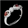 Image 2 : TOURMALINE Ring in 14 K Gold Plated 925 Sterling Silver â€“ Size 8 - Appraised Rep