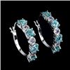 Image 1 : APATITE Earrings in 14 K Gold Plated 925 Sterling Silver â€“ Appraised Replacement
