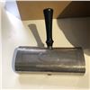 Image 2 : Group of 2 Misc Including - Vintage Hand Vacuum & Metal Gold Coloured Vase