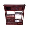 Image 1 : Vintage Asian Etagere w/Cabinet - approx. 43 1/2in x 47in