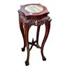 Image 1 : VIntage Asian Pedestal - approx. 1ft Square x 33in H