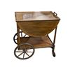 Image 2 : Vintage Victorian Mahogany Bar Cart