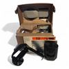 Image 1 : Box of Camera Gear Including - Carl Zeiss Distagon 1:4 4=50 mm lens, Hasselblad Instruction Book, Me