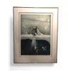Image 1 : "The Song of the Fish" Michael Robert Robinson #77/100 24 x 17 1/2 in, 61 x 44.4 cm etching on paper