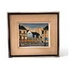 Image 1 : French Street Georges Damin Scene Painting Acrylic on Canvas (16x14)