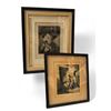 Image 1 : Set of 2 Etching includes - Antique William Hogarth Engraving, 1822, Heath Edition, & Charles Emile 