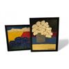 Image 1 : Set of 2 DJ Edwards Paintings Acrylic on Canvas including - Across the Fields II 8x10 & White Roses 