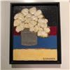 Image 2 : Set of 2 DJ Edwards Paintings Acrylic on Canvas including - Across the Fields II 8x10 & White Roses 