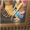 Image 2 : Framed Indonesian Ceremony Acrylic on Board Az Anom