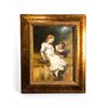 Image 1 : Sweethearts Frederick Morgan Oil on Wood (London 1847-1927 Copy After 19x23)