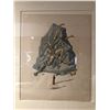 Image 2 : After Salvador Dali, "Divine Comedy - Inferno Canto 21", Framed Reproduction Print w/ stamp - 16th F