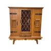 Image 1 : Antique oak China Cabinet (approx. 54 1/2in W x 17in D x 61 1/2in H)