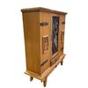 Image 2 : Antique oak China Cabinet (approx. 54 1/2in W x 17in D x 61 1/2in H)