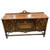 Image 1 : 2 door 2 drawer solid wood sideboard cabinet (approx. 65in W x 22in D x 40in H)
