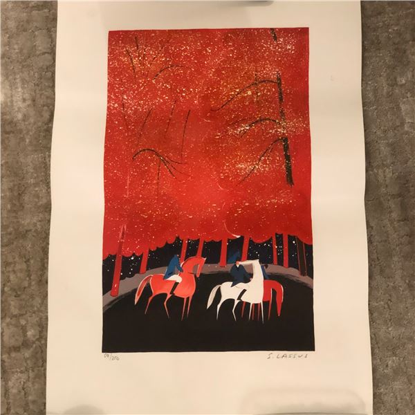 Set of 2 Original Art including - one limited edition print signed Lassus #59/250