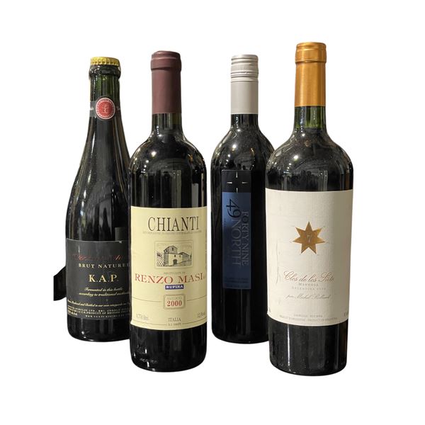 Group of 4 Assorted bottles of Wine