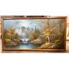 Image 2 : Signed 'M.Cobbett' Framed Canvas - approx. 51in x 27in