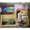 Image 2 : Large group of assorted artwork