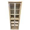 Image 1 : Glass & Wooden Contemporary Cabinet - approx. 78in x 27in x 16in