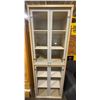 Image 2 : Glass & Wooden Contemporary Cabinet - approx. 78in x 27in x 16in