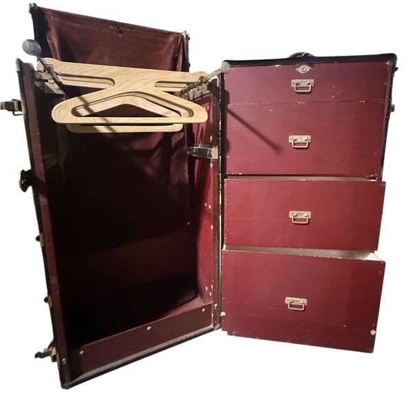 VIntage Travel Wardrobe Suitcase/Truck