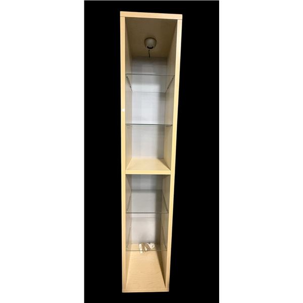 Bookcase w/6 glass compartments