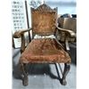 Image 2 : Antique Carved chair from the estate