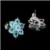 Image 3 : APATITE Earrings in 14 K Gold Plated 925 Sterling Silver â€“ Appraised Replacement